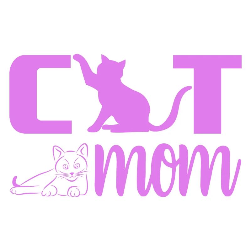 Katzen Mama Katzen Oma Großmutter Mutter Mom Katze