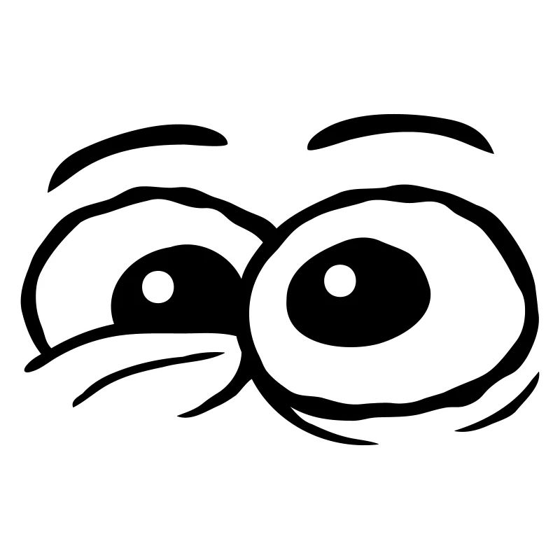 Design Comic Eyes Crazy