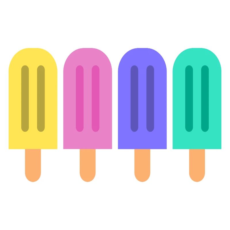 Buntes Eis