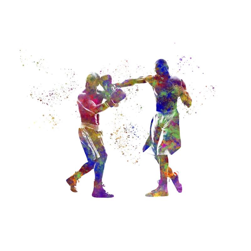 Boxer aquarelle