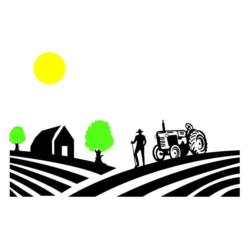 Ferme de tracteurs
