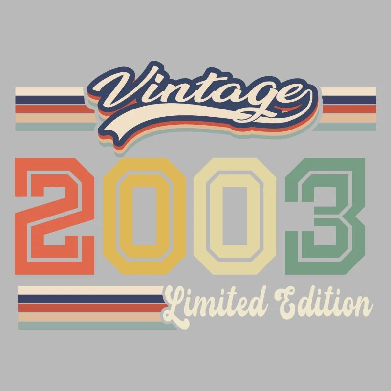 Geburtstagsgeschenk 2003 genial seit 2003 kam
