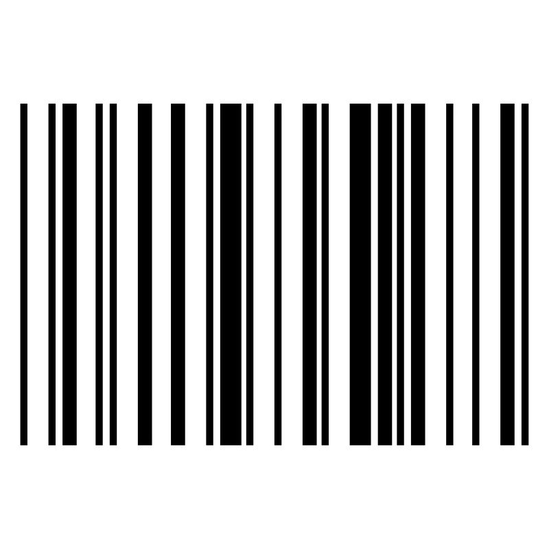 Bande de code à barres rayée