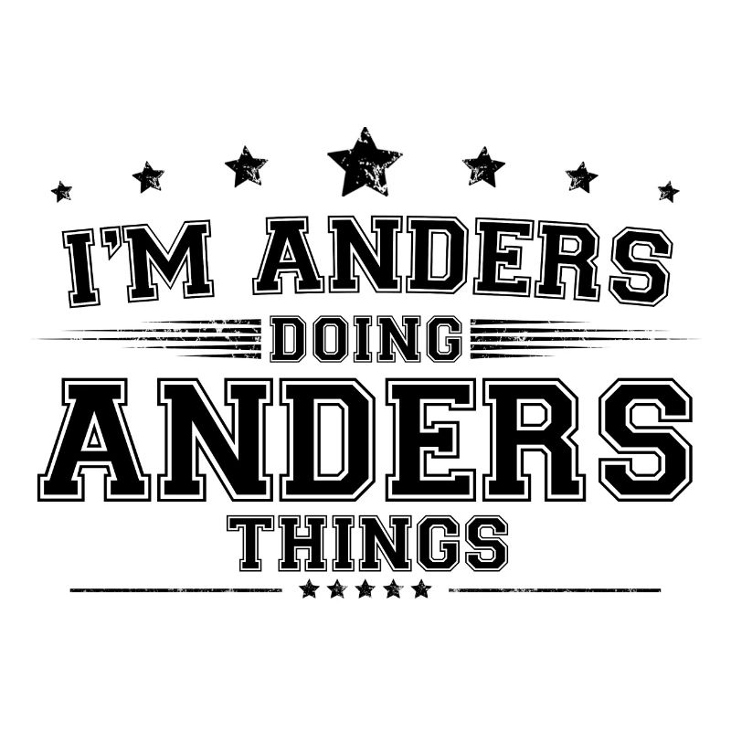 Ich bin Anders, der Anders Dinge macht