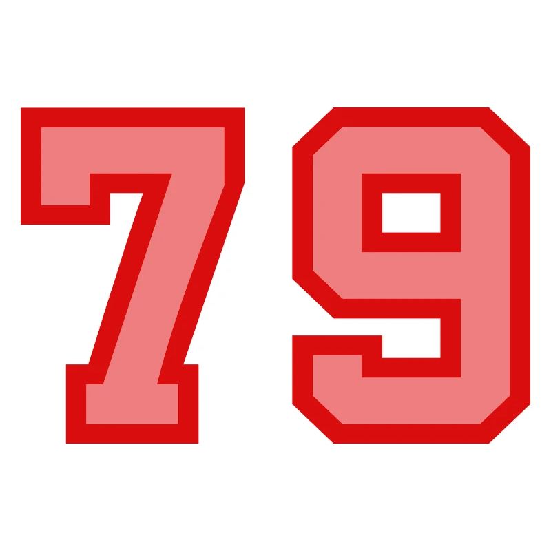 Cool Retro Retrostyle Jersey Number Back Number