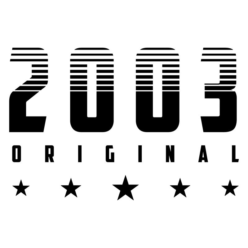 Original 2003 Année de naissance | Couleur modifiable