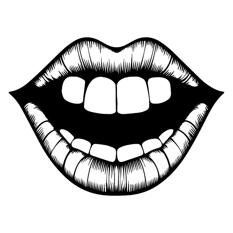 Lèvres, bouche, baisers lèvres