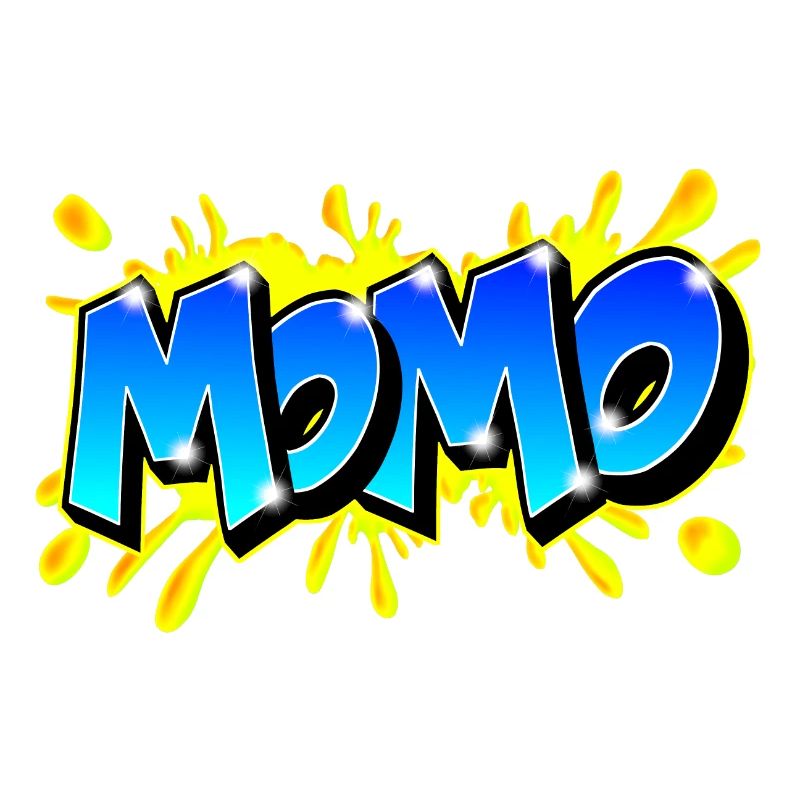 Graffiti Name MOMO printable on evrything
