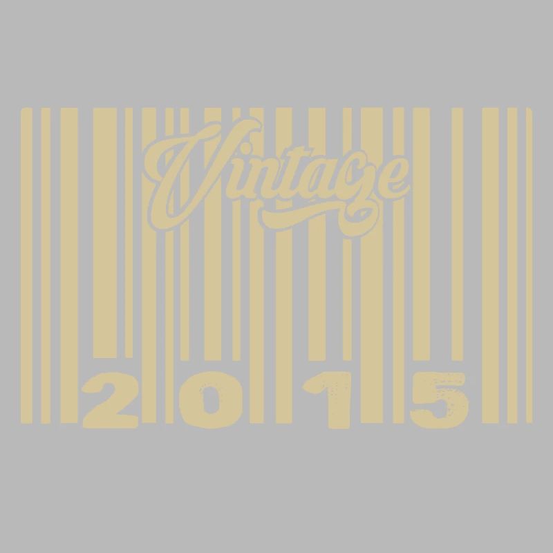 vintage 2015 Code barre 2015: Année 2025.