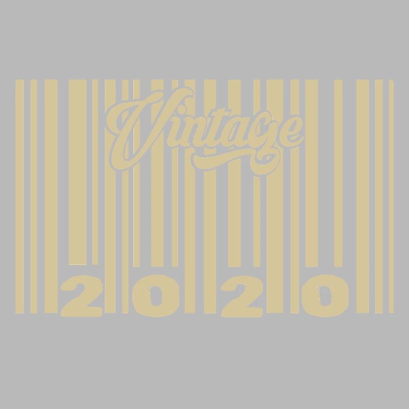 vintage 2020 Barcode 2020: Year 2025.