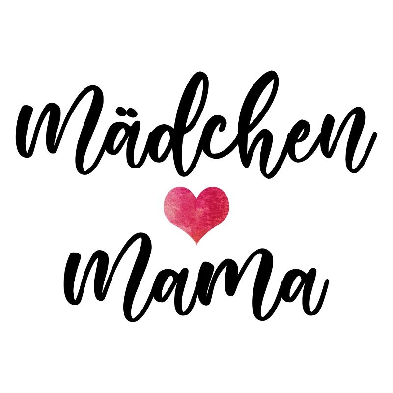Mädchen Mama Kalligrafie Mutter