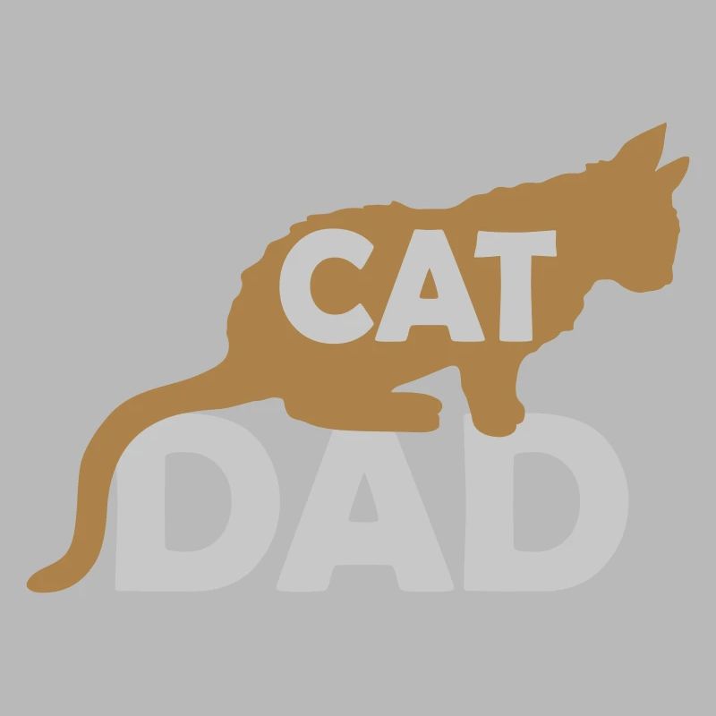 Conception du logo Cat Dad