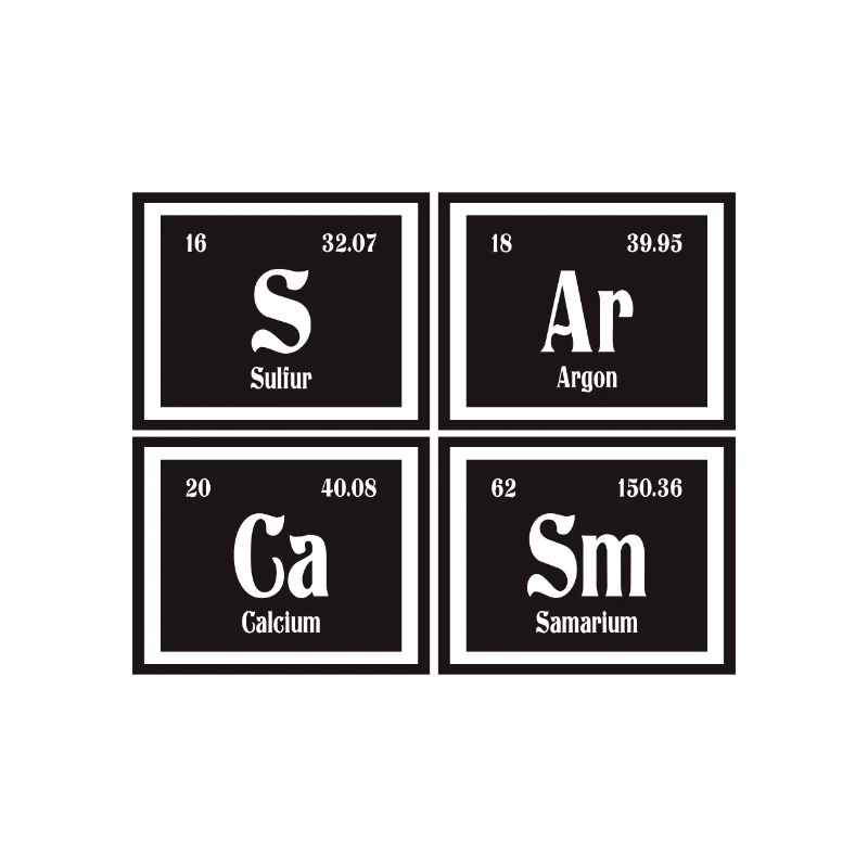 Sarkasmus | Periodensystem der Elemente