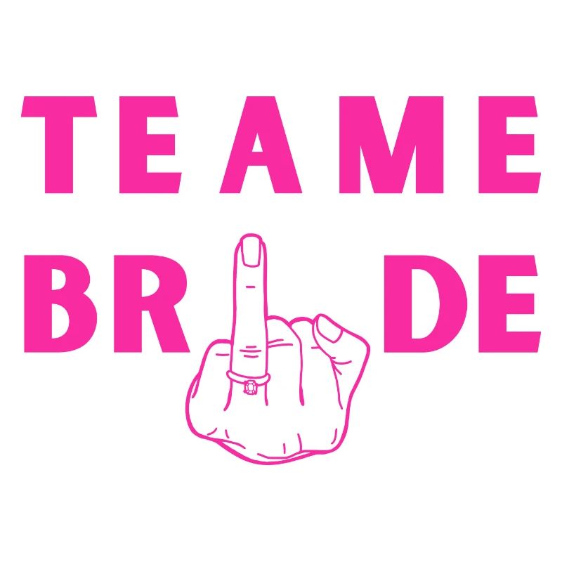 Team bride - bride's ring finger