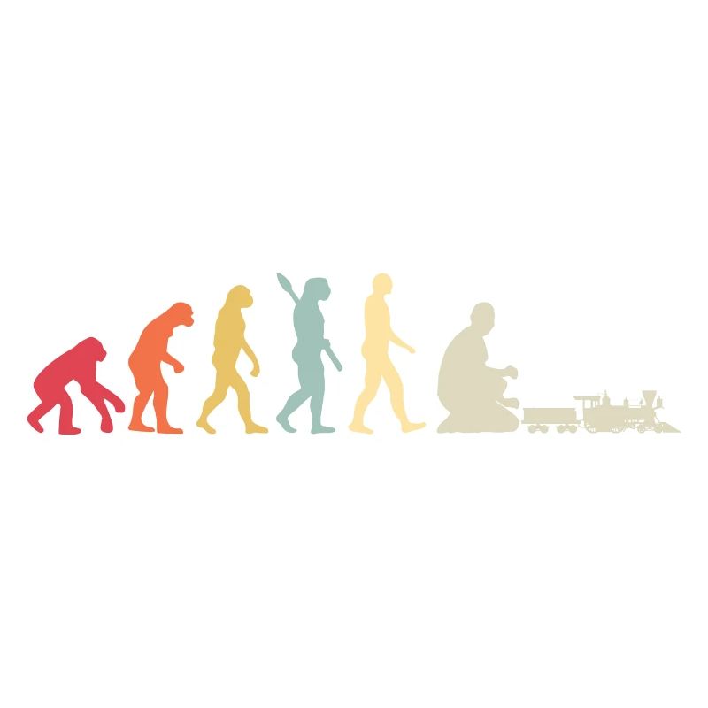 Evolution of Human Train Model Railway