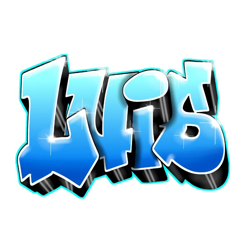 Luis Graffiti Name Printable on Everything