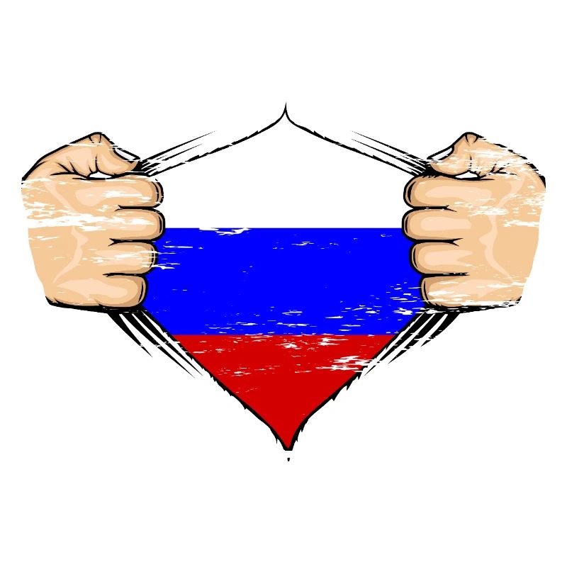 Conception du drapeau de la Russie utilisée