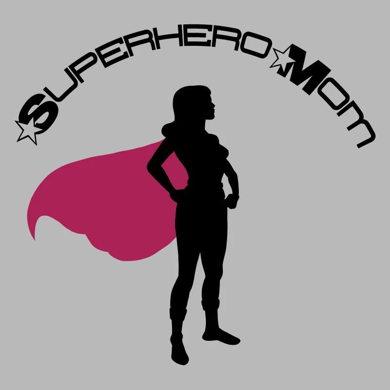 Superhero Held Superheldin Mama Muttertag Mutter