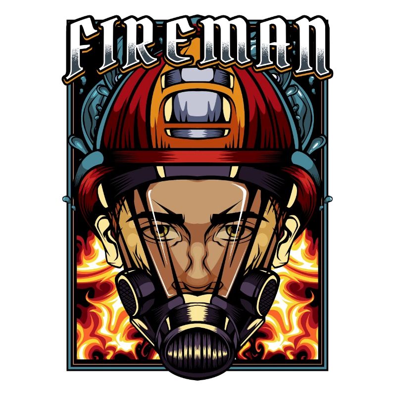 Firefighter Firefighter Respirator FFW gift idea