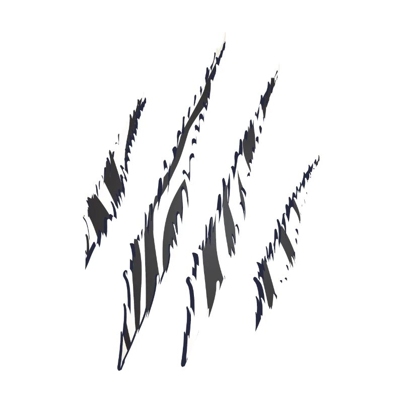 Zebra Zebra Pattern Claw Pattern