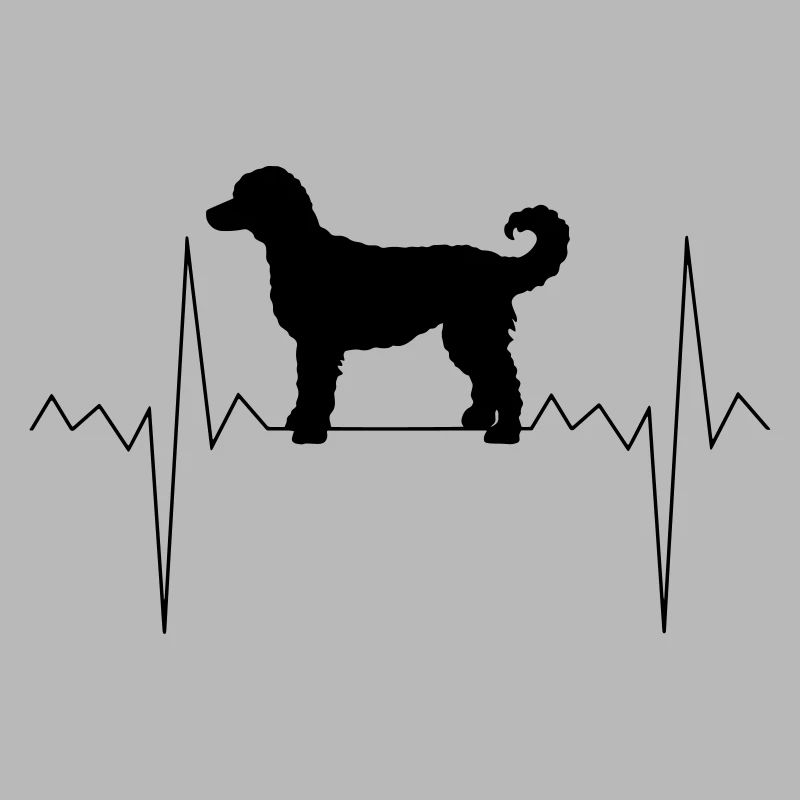 Herzfrequenz Herzschlag Labradoodle Hund Geschenk
