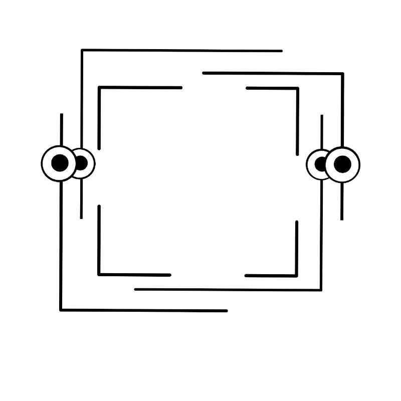 Black border Dash line Basic text