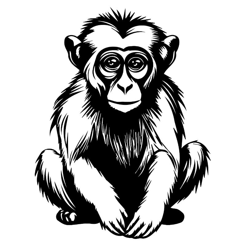 Affe Affen Affengesicht Dschungel