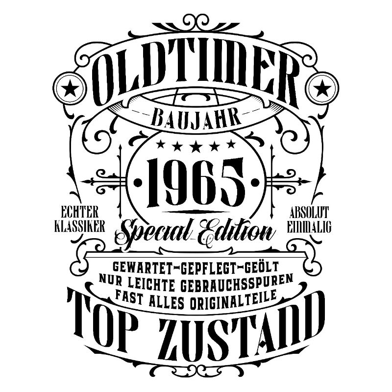 Oldtimer 1965 geboren Geburtstag Geschenk