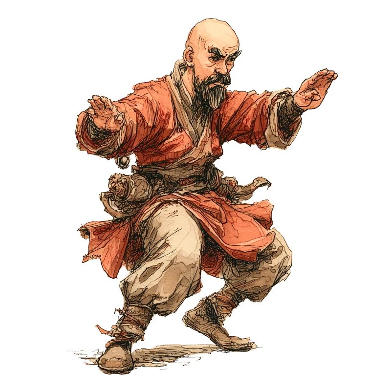 Kungfu Mönch