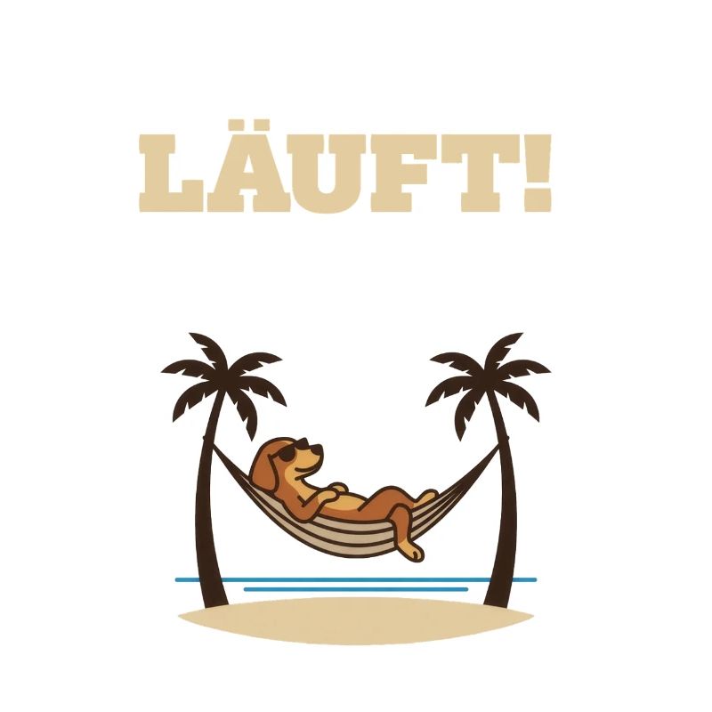 Course – Chien dans le hamac