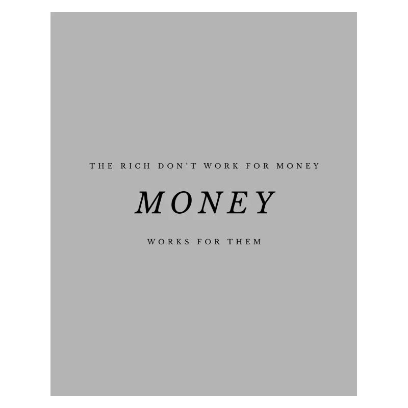 Minimalisme monétaire richesse en typographie