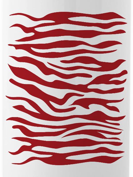Zebra Pattern Red