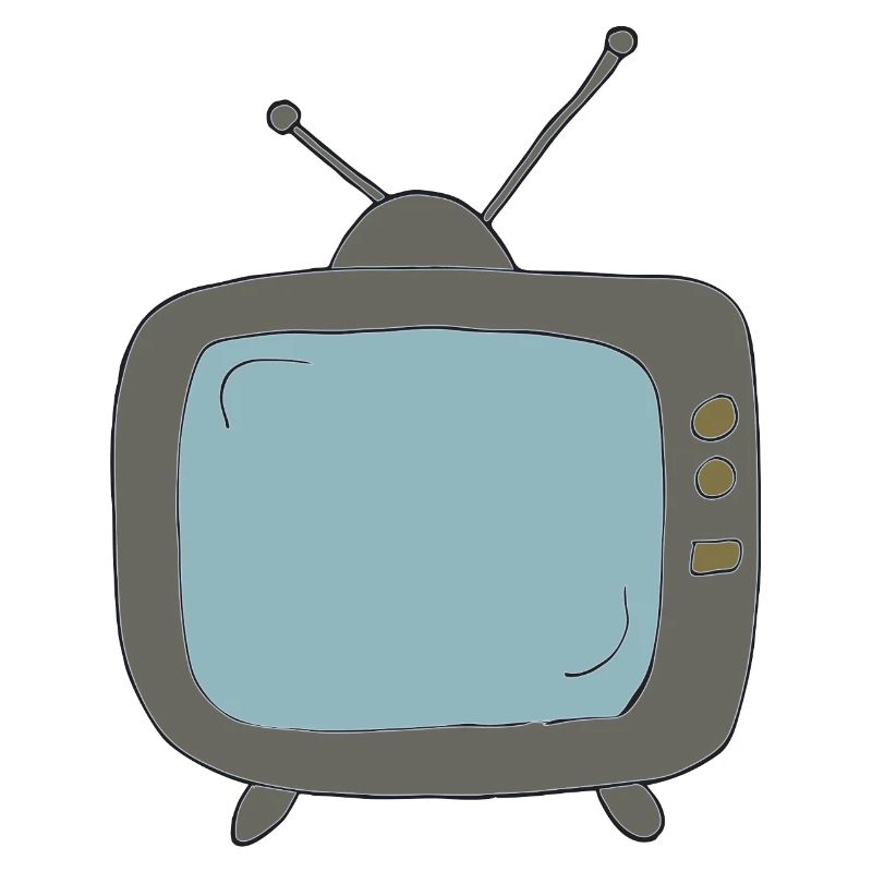 fernseher comicstyle