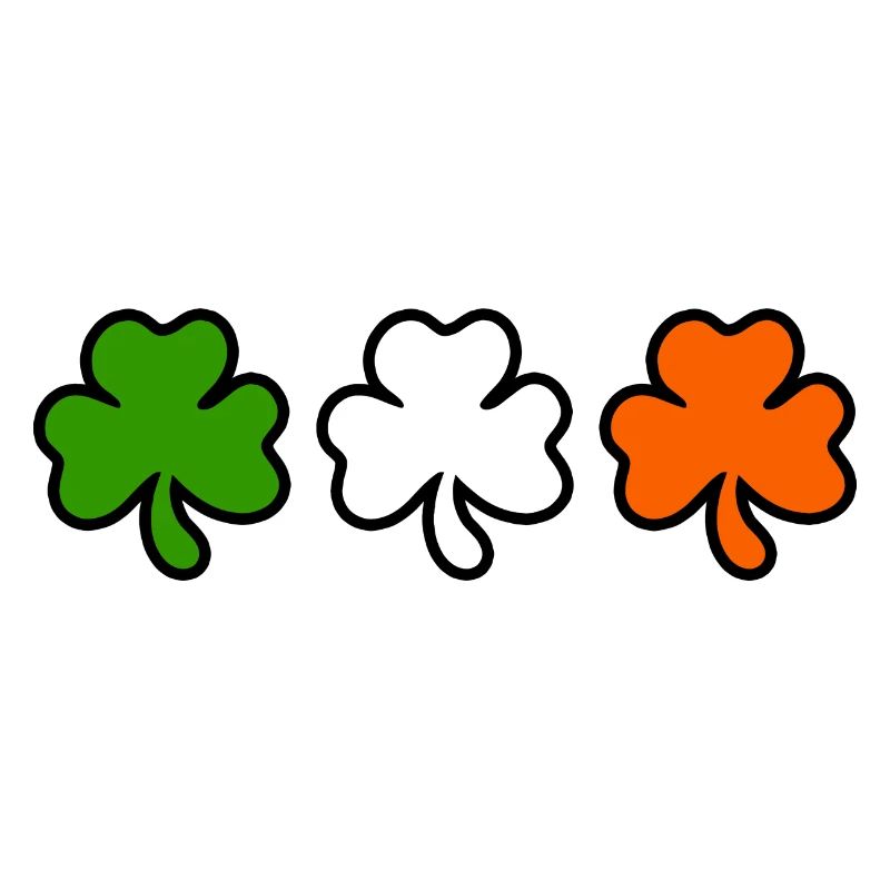 Cloverleaf Irlande Drapeau