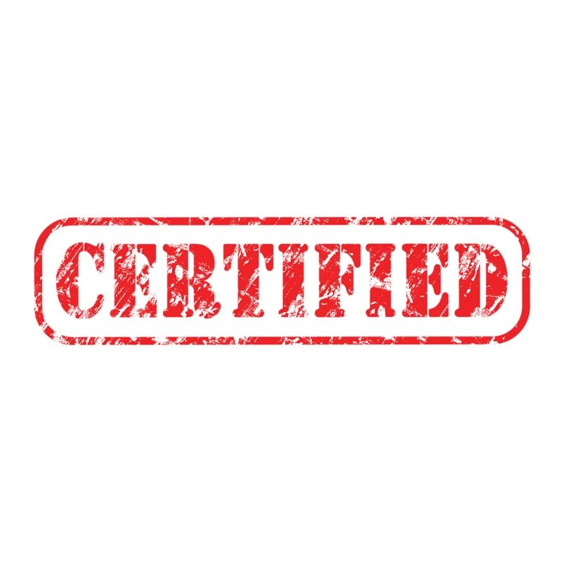 certification