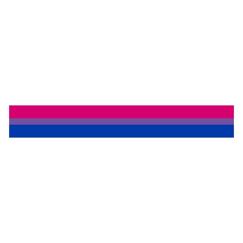 Bisexual flag as a stripe