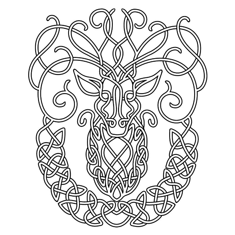 Cerf celtique