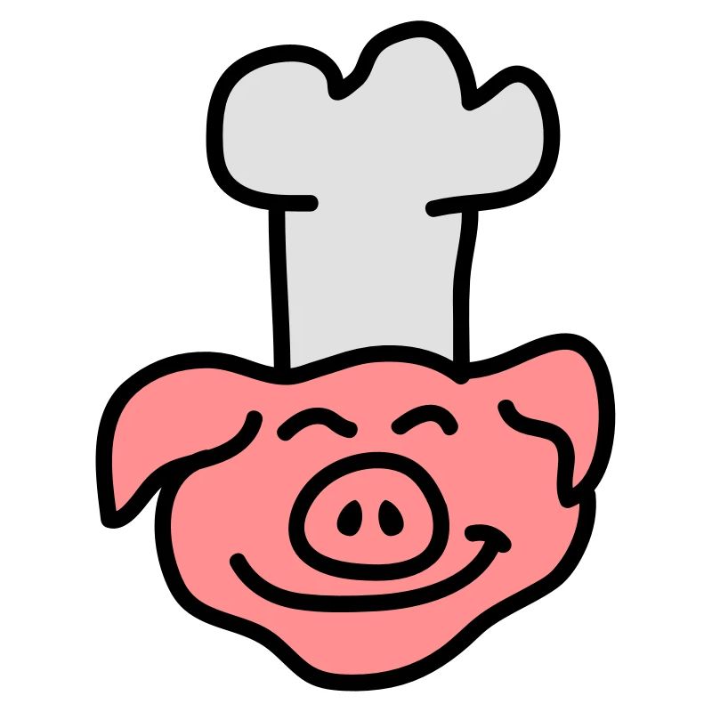 Pig Chef Head