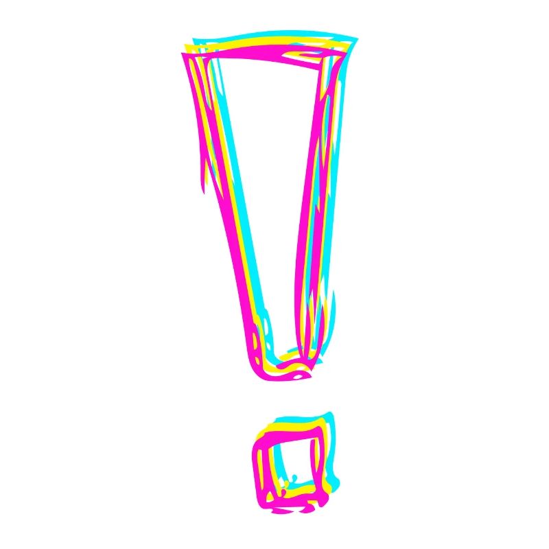 Points d’exclamation - Dessin-trait