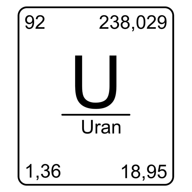 Uran, Periodensystem, Chemie, Physik, Element, Per