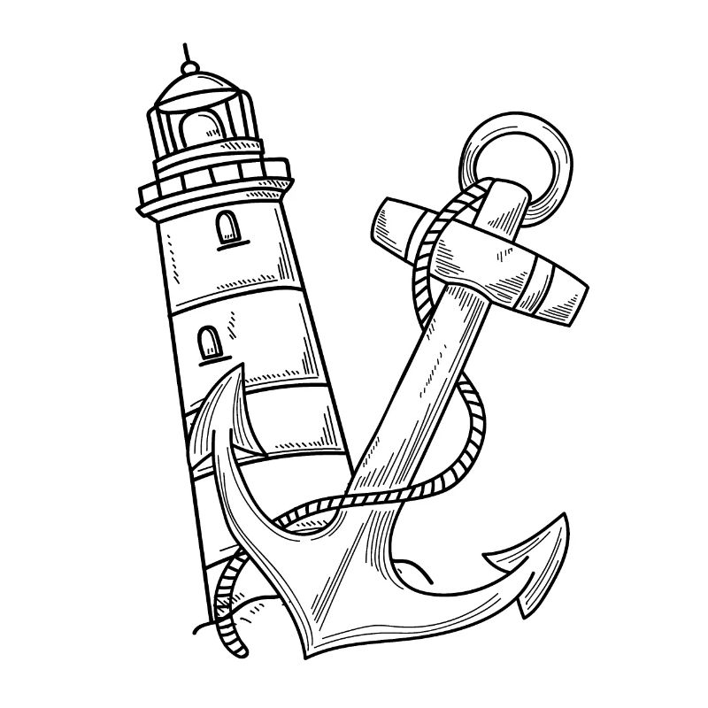 Lighthouse Anker Maritim