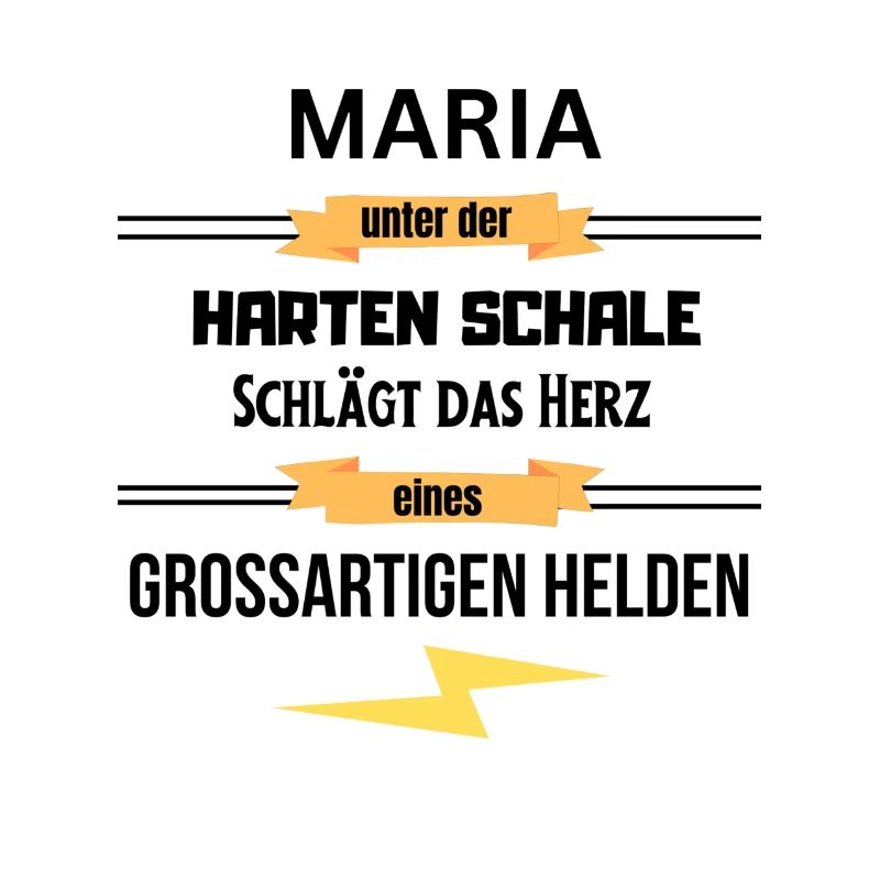 Maria unter harte Schale eines Großartigen Helden