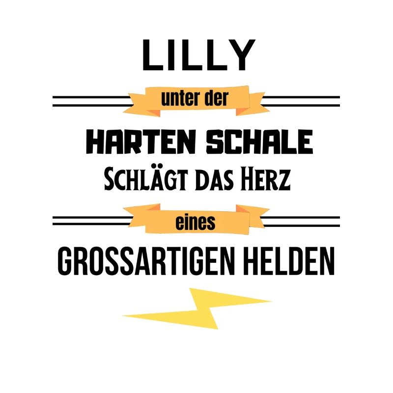 Lilly unter harte Schale eines Großartigen Helden