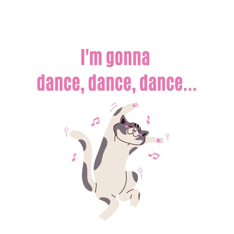 Carnaval - Danse danse danse drôle chat dansant