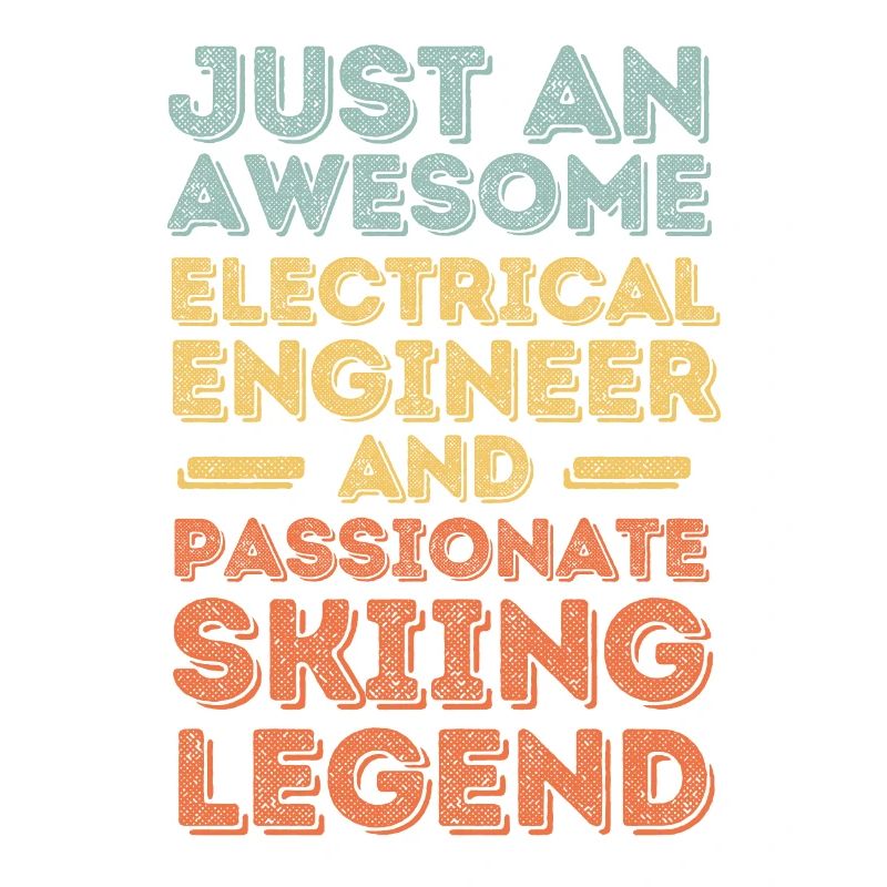 Electrical engineer ski retro
