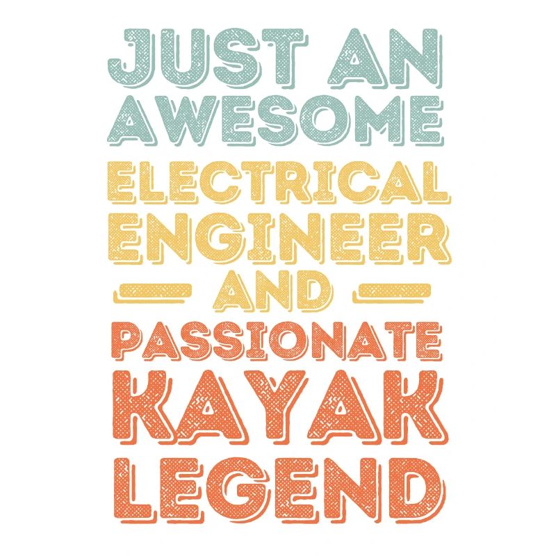 Electrical engineer kayak retro