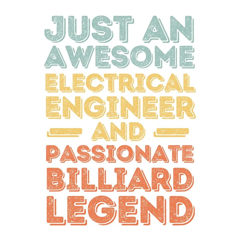 Electrical engineer billiards retro