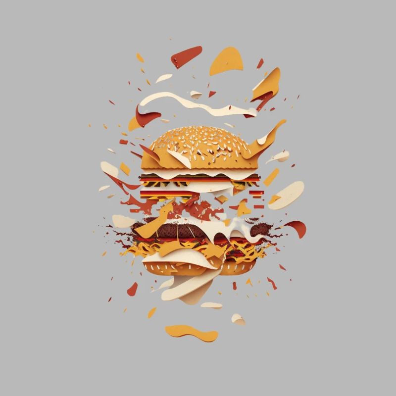 Burger Exploded | Deconstructed Burger