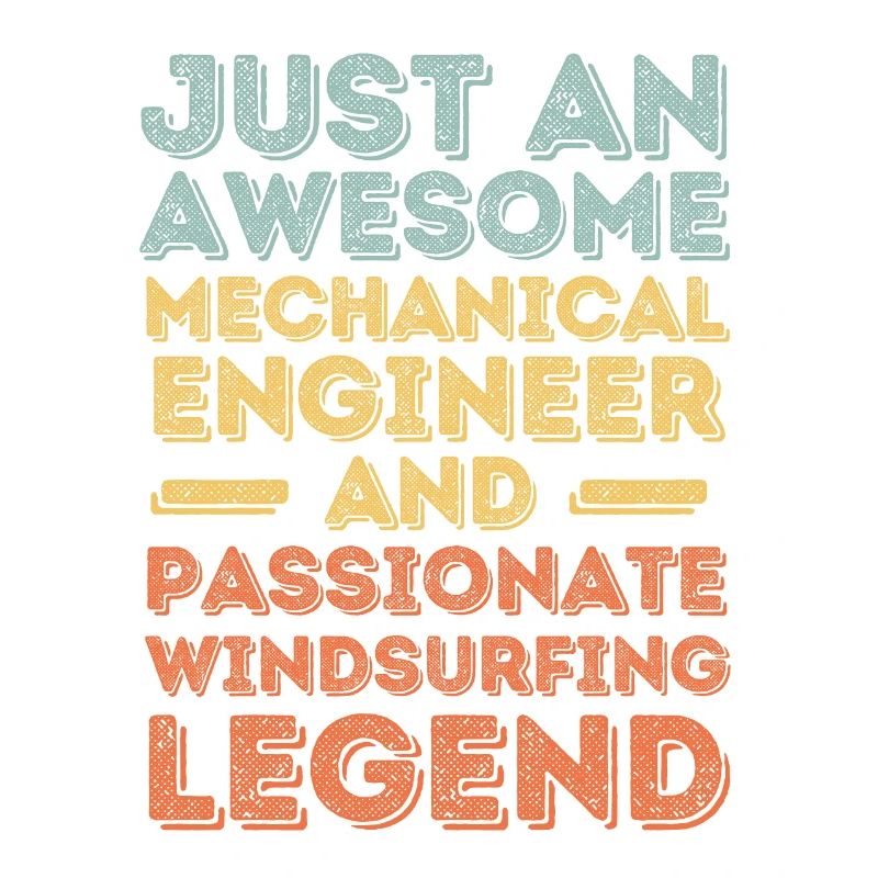 Mechanical Engineer Windsurfing retro