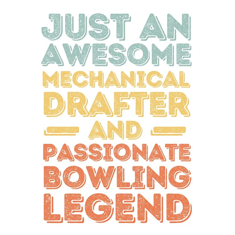 Dessinateur technique bowling rétro